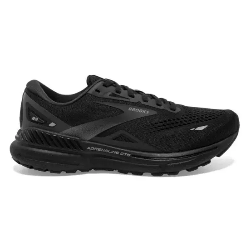 BROOKS Black Running Shoes Lightweight Shock-absorbing Non-slip Sneakers Cushioning Student Body Test Soft-soled Sneakers