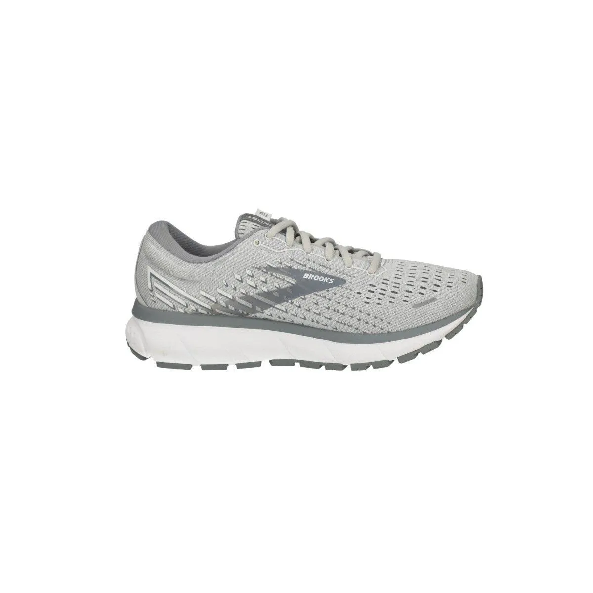 Brooks Ghost 13 Running Sport Shoes Fabric Grey Colour For Women