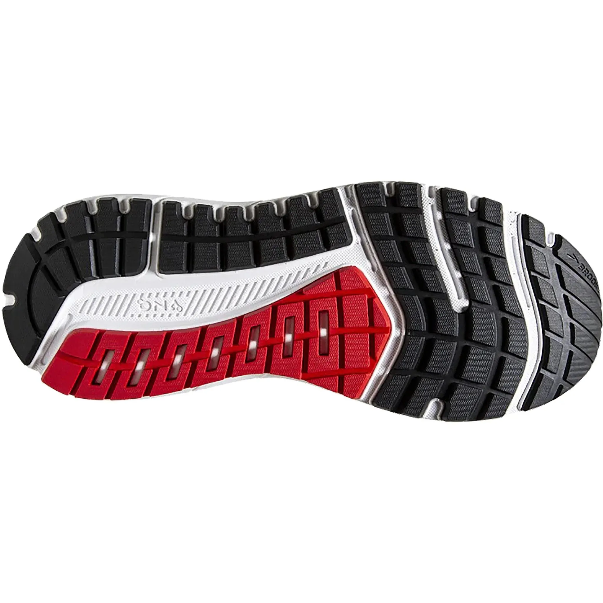 Brooks Men's Beast 20 Running Shoes - Blackened Pearl/Black/Red