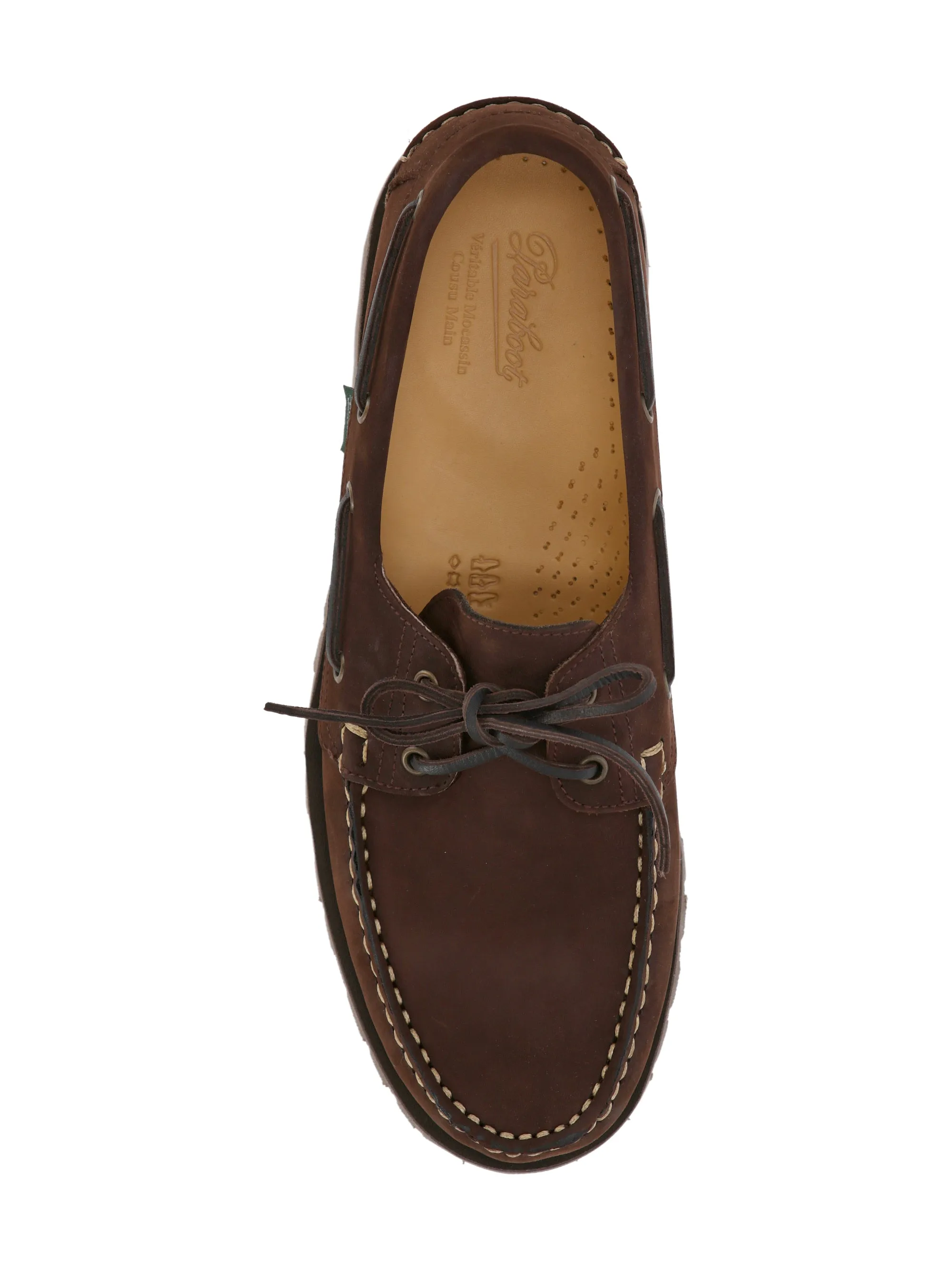 Brown Lace-Up Moccasin Flat Shoes