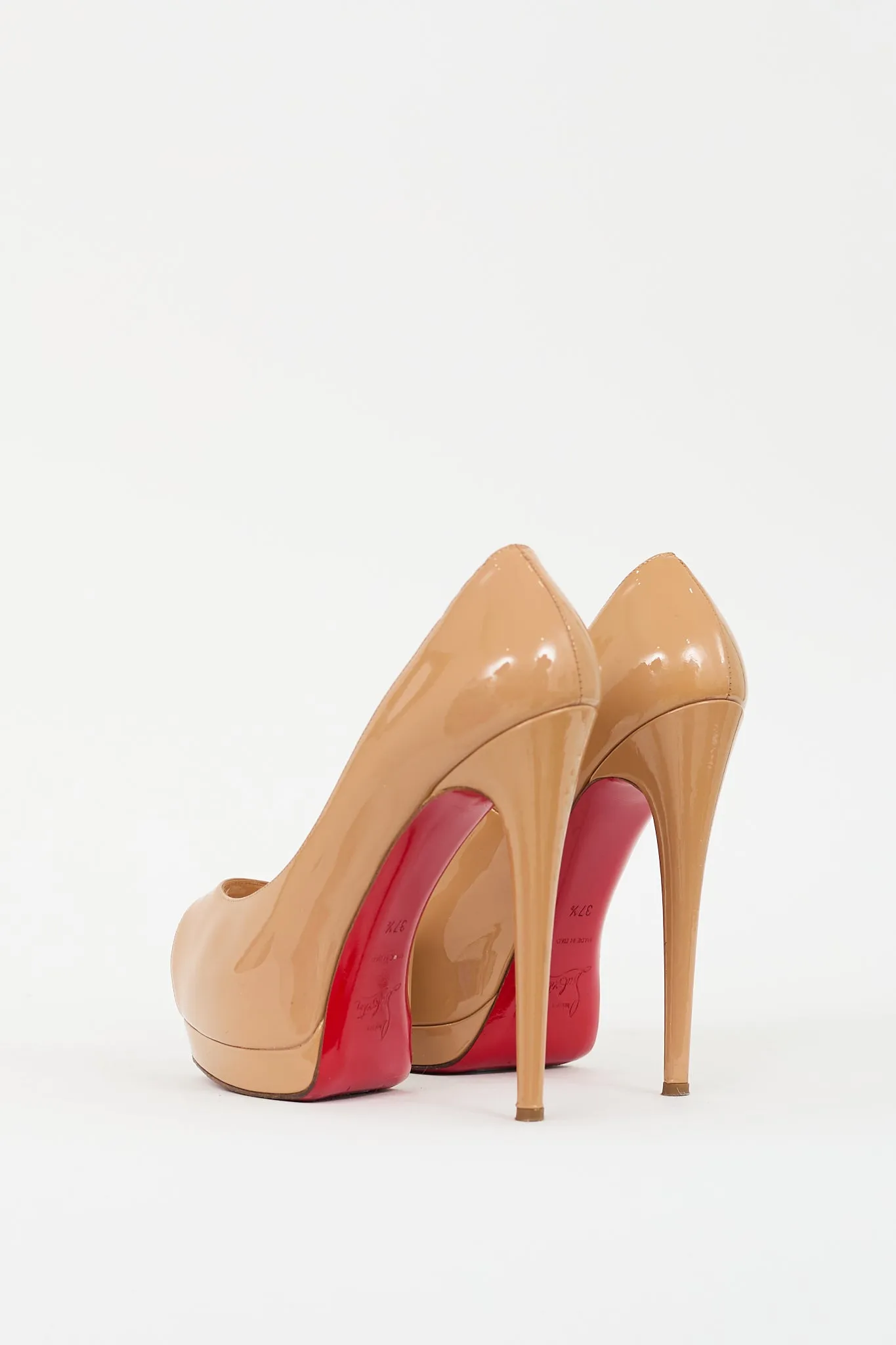 Brown Patent Leather Palais Royal Pump