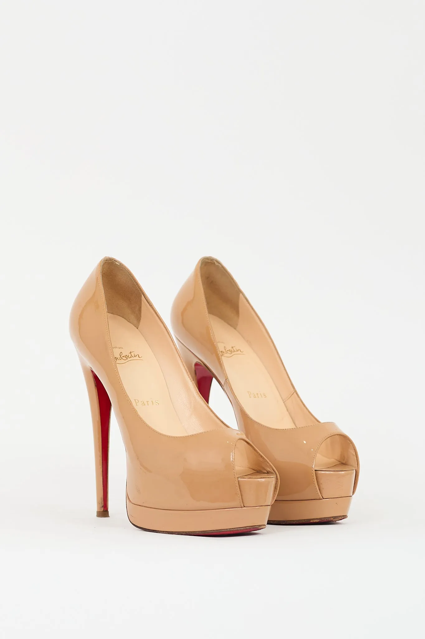 Brown Patent Leather Palais Royal Pump