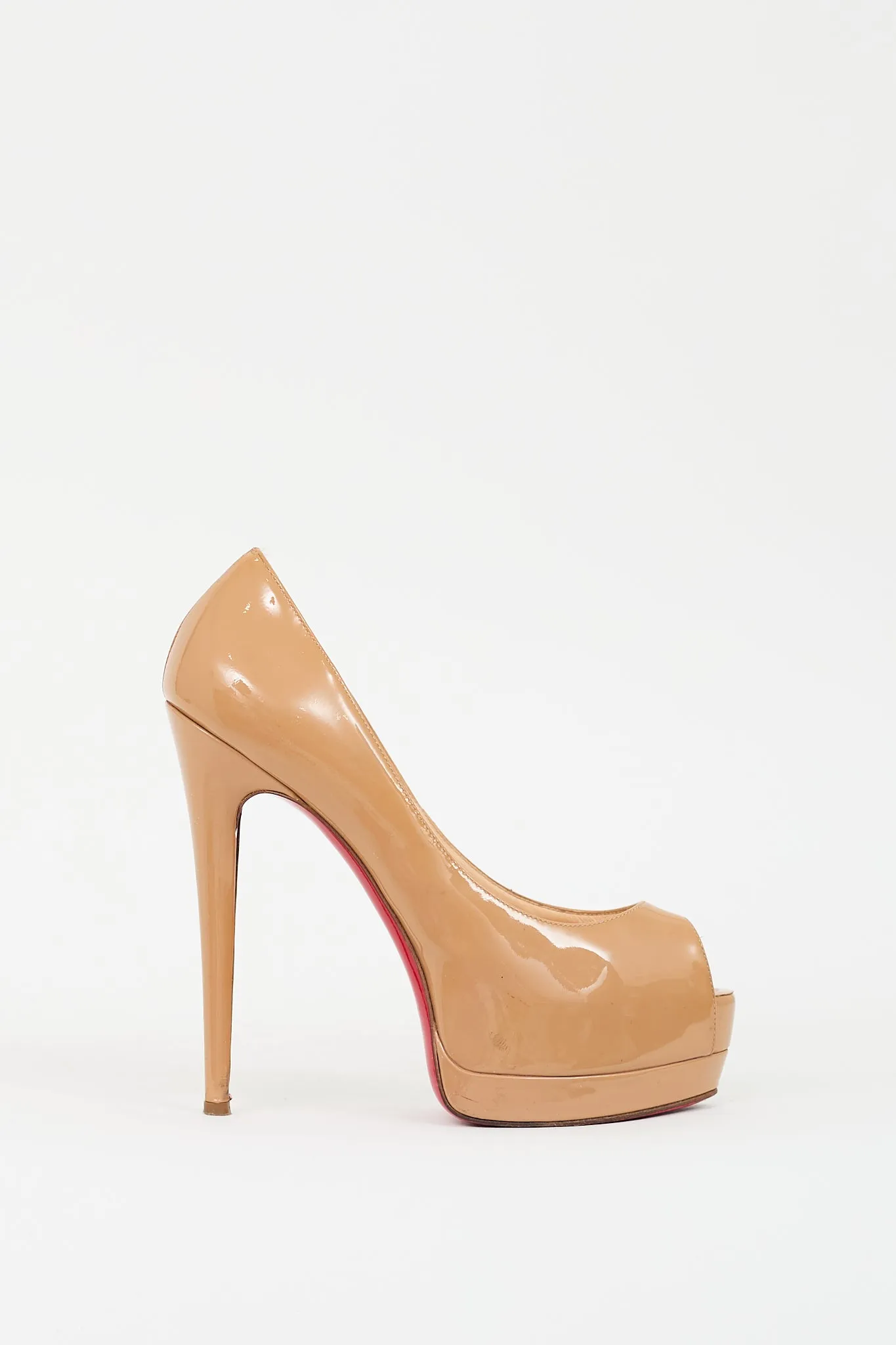 Brown Patent Leather Palais Royal Pump