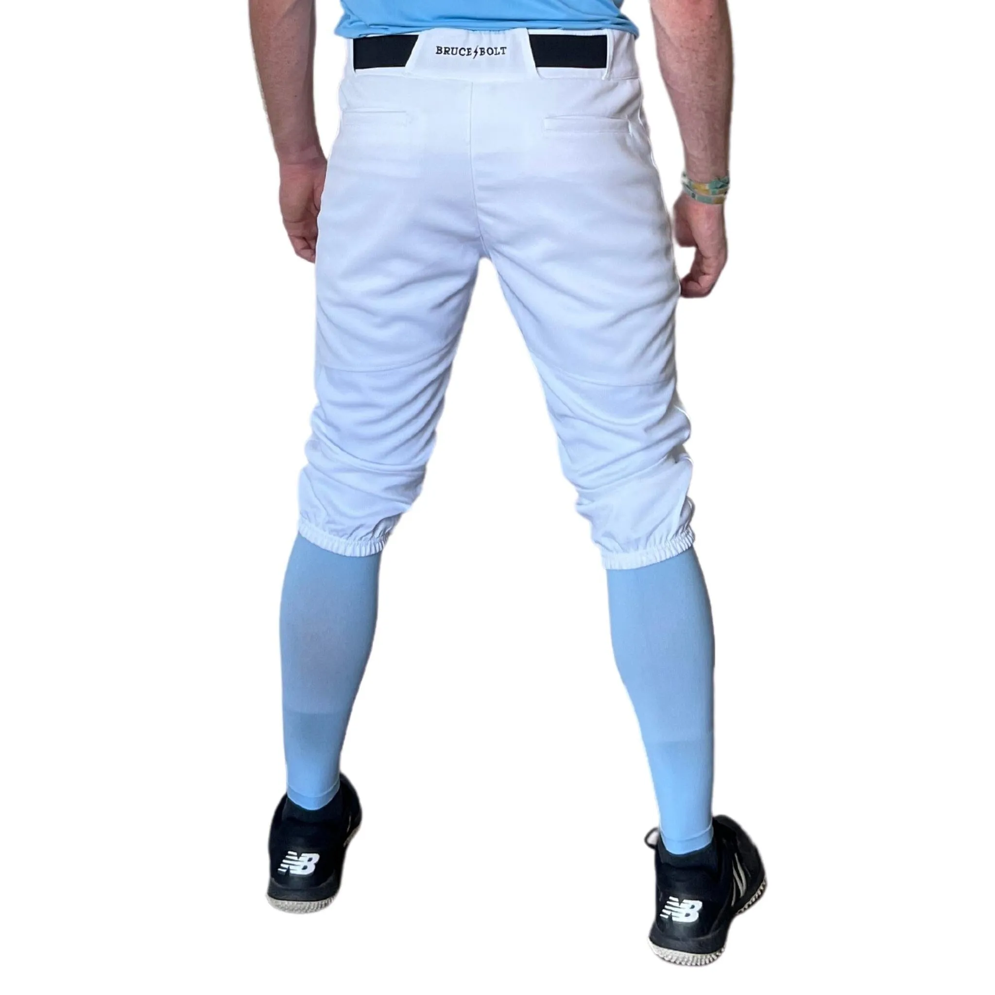 BRUCE BOLT Premium Pro Baseball Knicker - WHITE