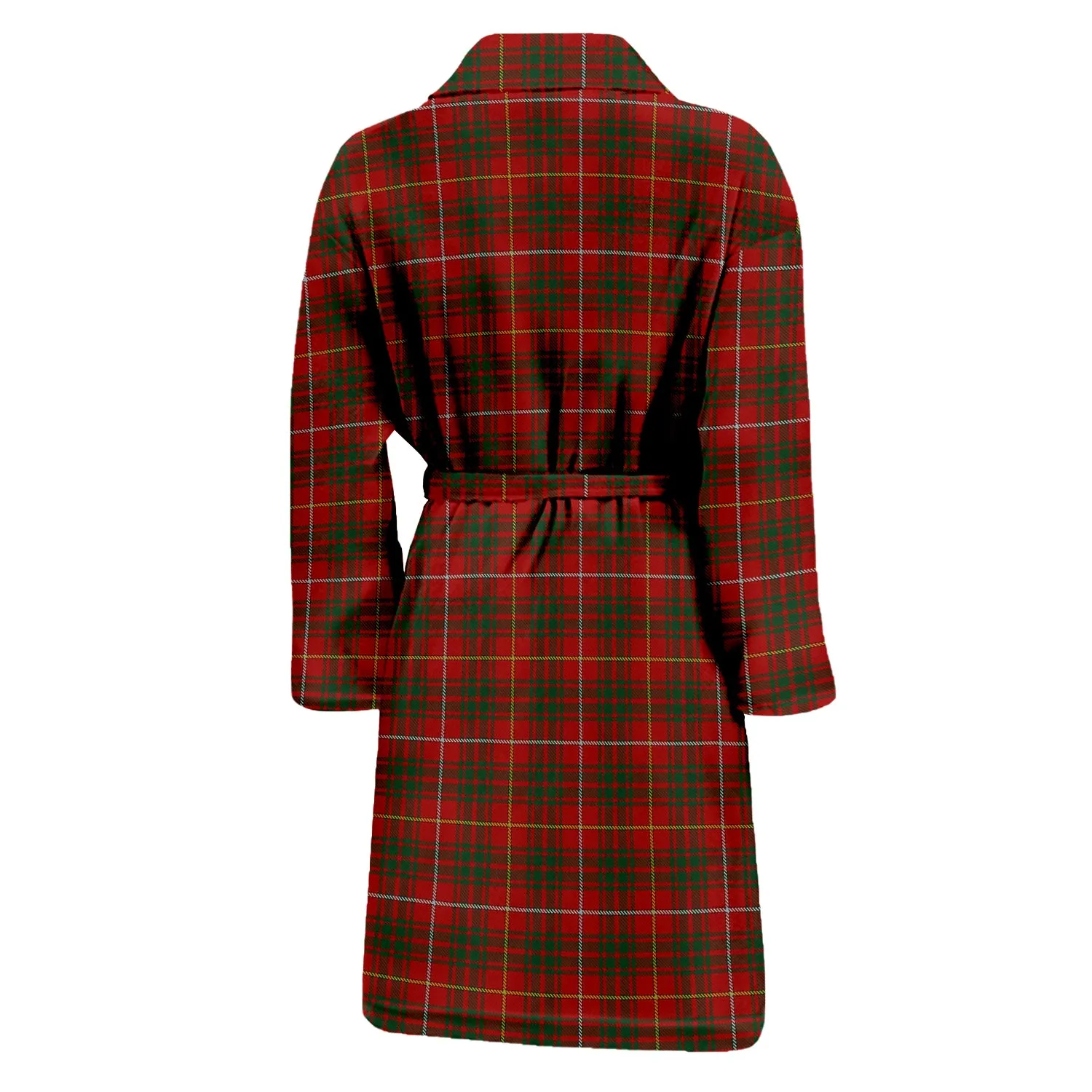 Bruce Tartan Bathrobe with Family Crest