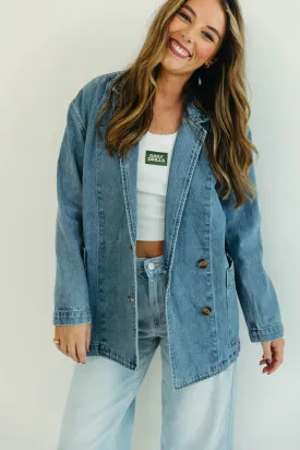 Bryn Denim Blazer - Denim