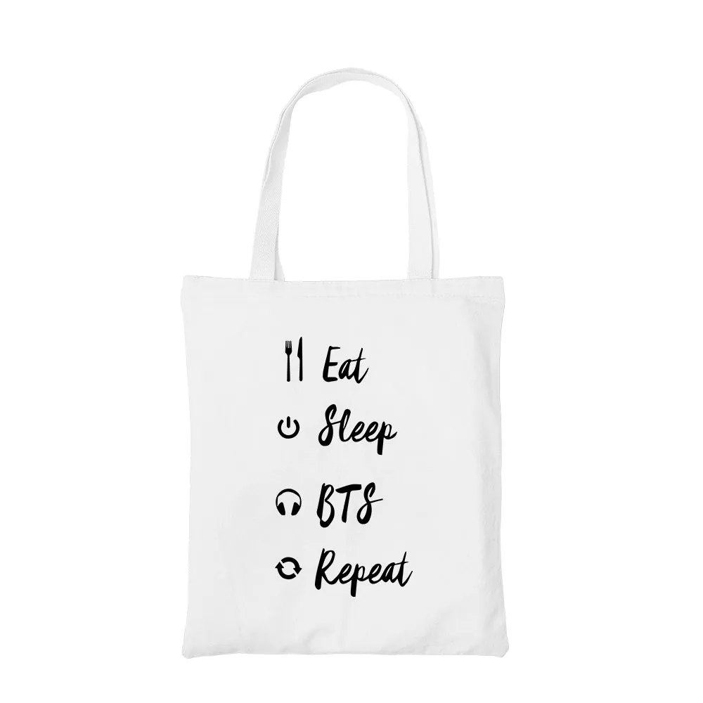 BTS Tote Bag - Eat Sleep