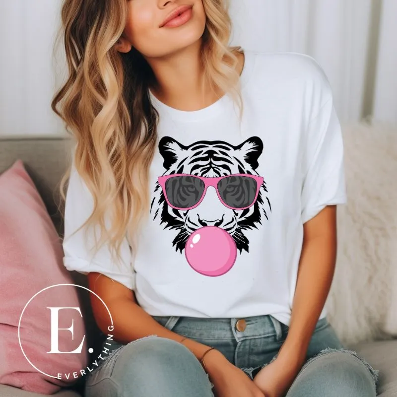 Bubble Gum Poppin Tiger T-Shirt