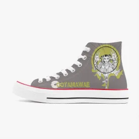 Bubble in Yellow High Canvas Shoes Light Brown