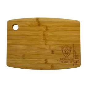 Buffalo Coordinates Bamboo Cutting Board