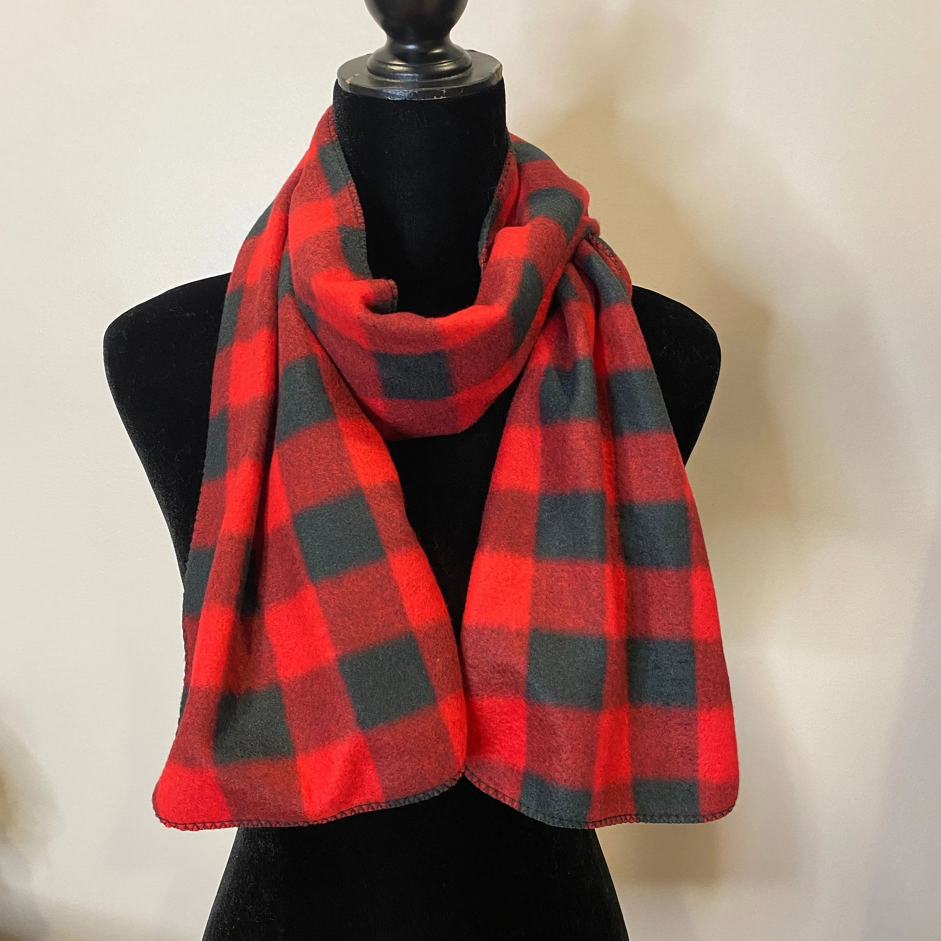 Buffalo Plaid Fleece Winter Set