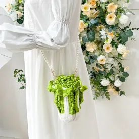 Bulk Gifts Artificial Cabbage with Detachable Pearls Chain Wholesale