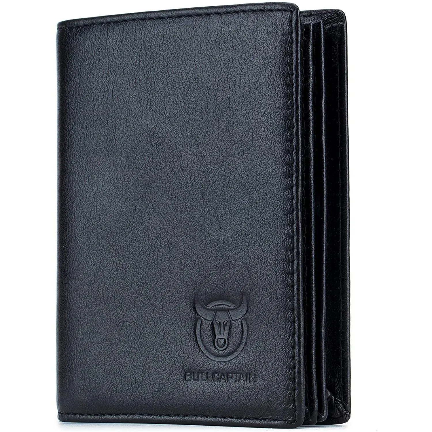 Bullcaptain Large Capacity Genuine Leather Bifold Wallet/Credit Card Holder