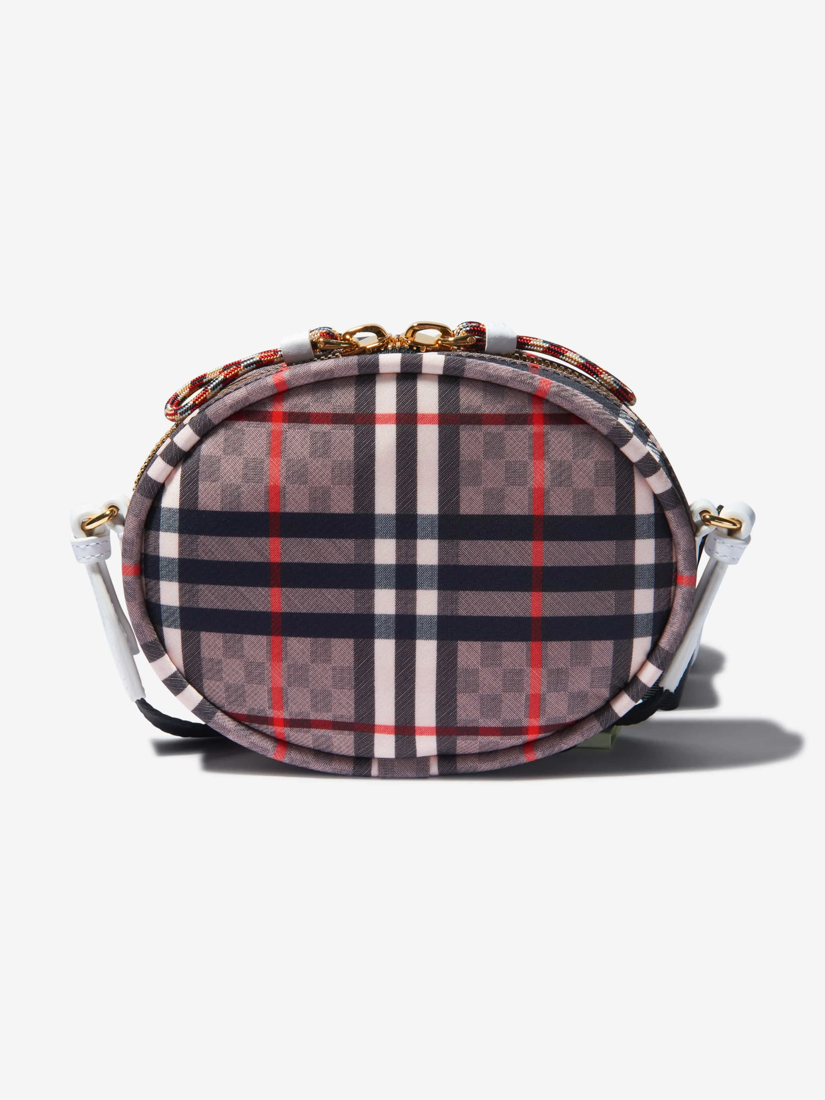 Burberry Girls Checkerboard Round Bag