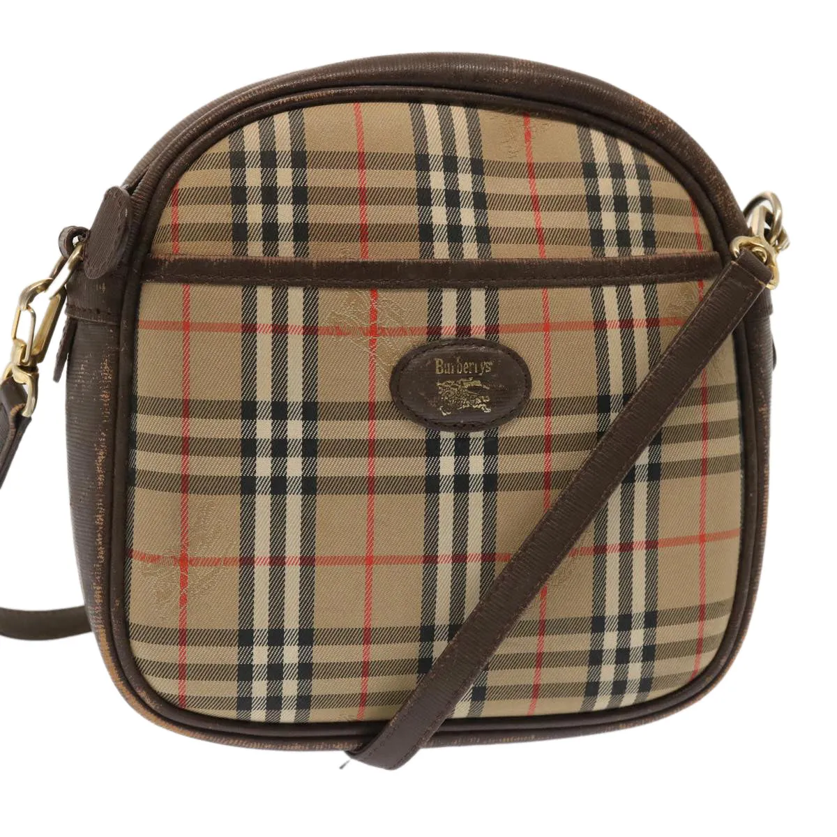 BURBERRYSs Nova Check Shoulder Bag Canvas Beige  72616