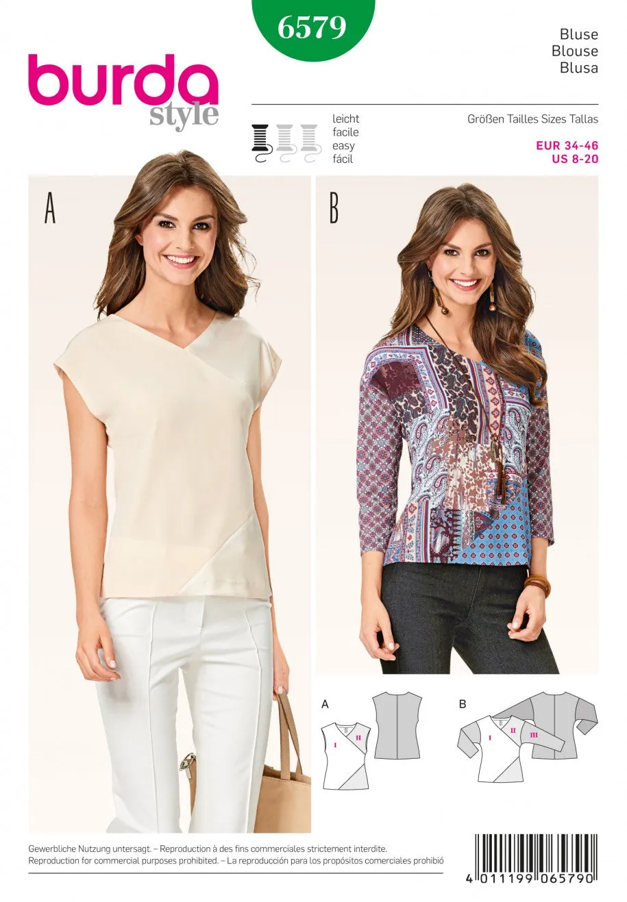 Burda Blouses 6579