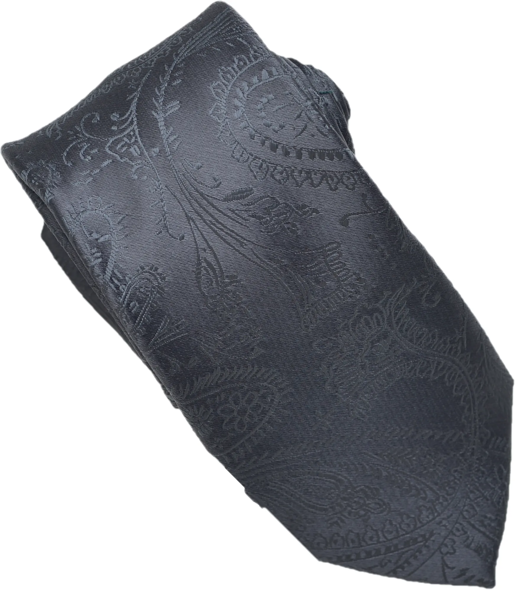 Burnt Orange Paisley Tone on Tone Necktie