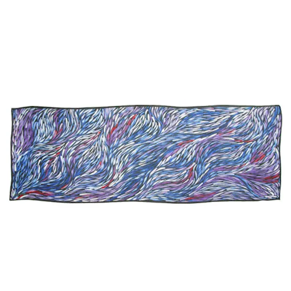 Bush Grasses Purple Scarf