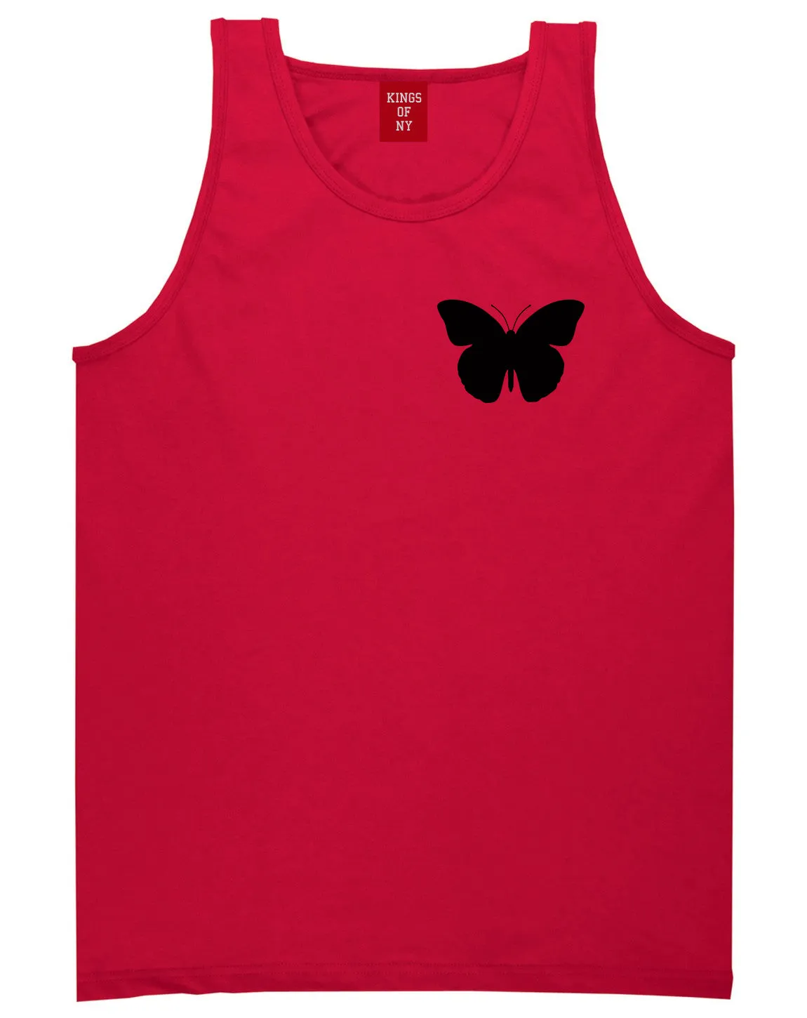 Butterfly Chest Mens Tank Top Shirt