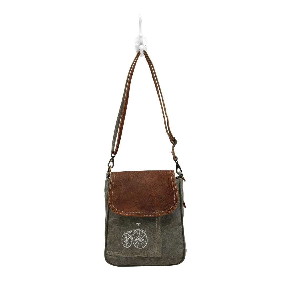 By-Cycle Print Shoulder Bag