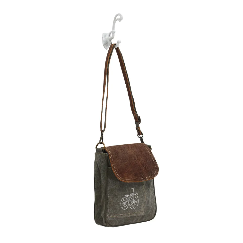 By-Cycle Print Shoulder Bag