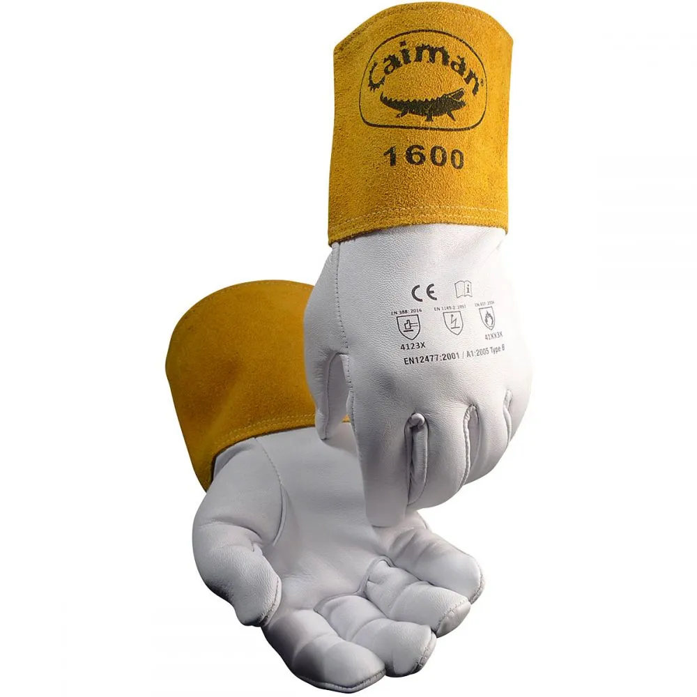 Caiman 1600 - Goat Grain TIG Welding Gloves