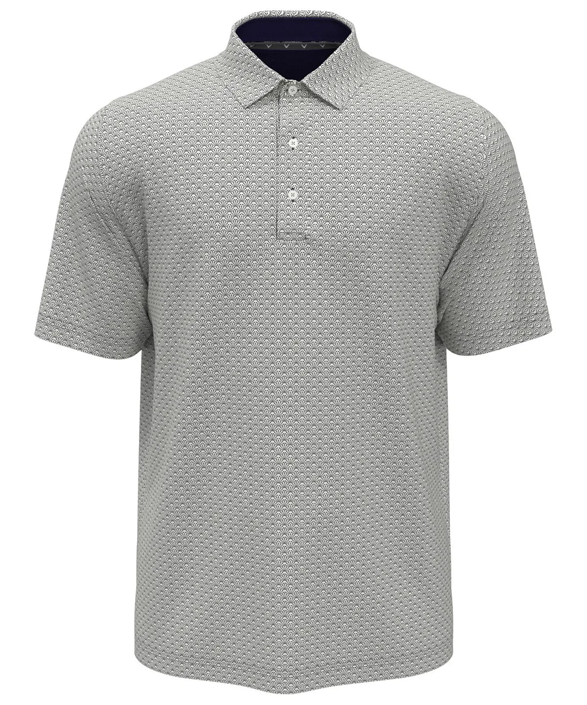 Callaway Men's Soft Touch Chev Print Polo {CG-KSE0P9}