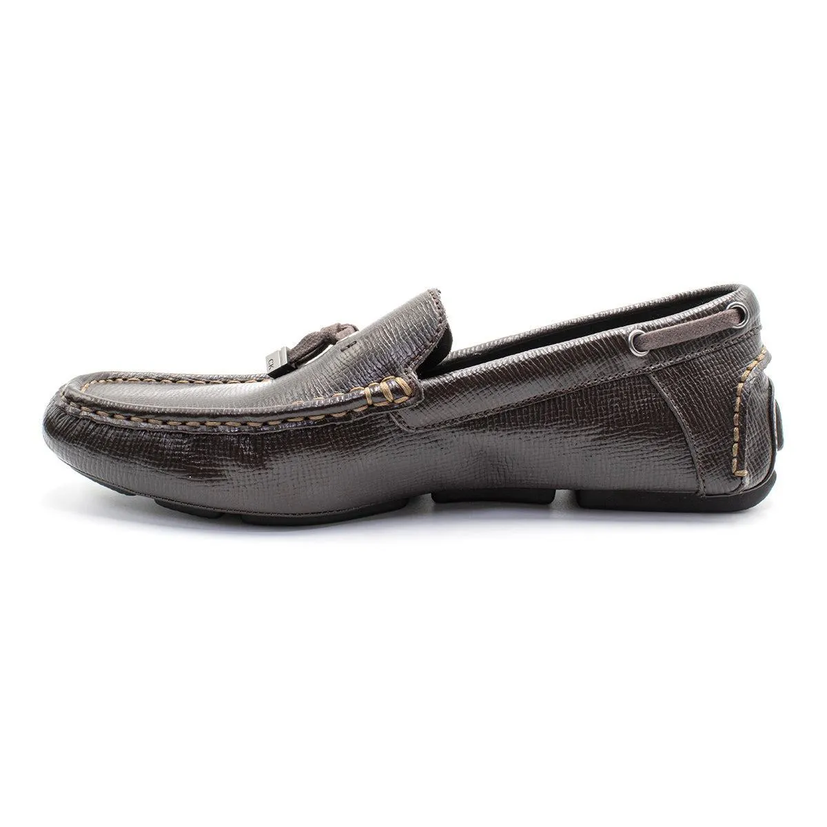 Calvin Klein Macon Casual Loafers Leather Brown Colour For Men