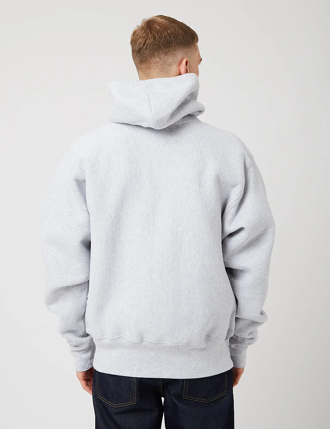 Camber Hooded Sweatshirt (12oz) - Ash Grey