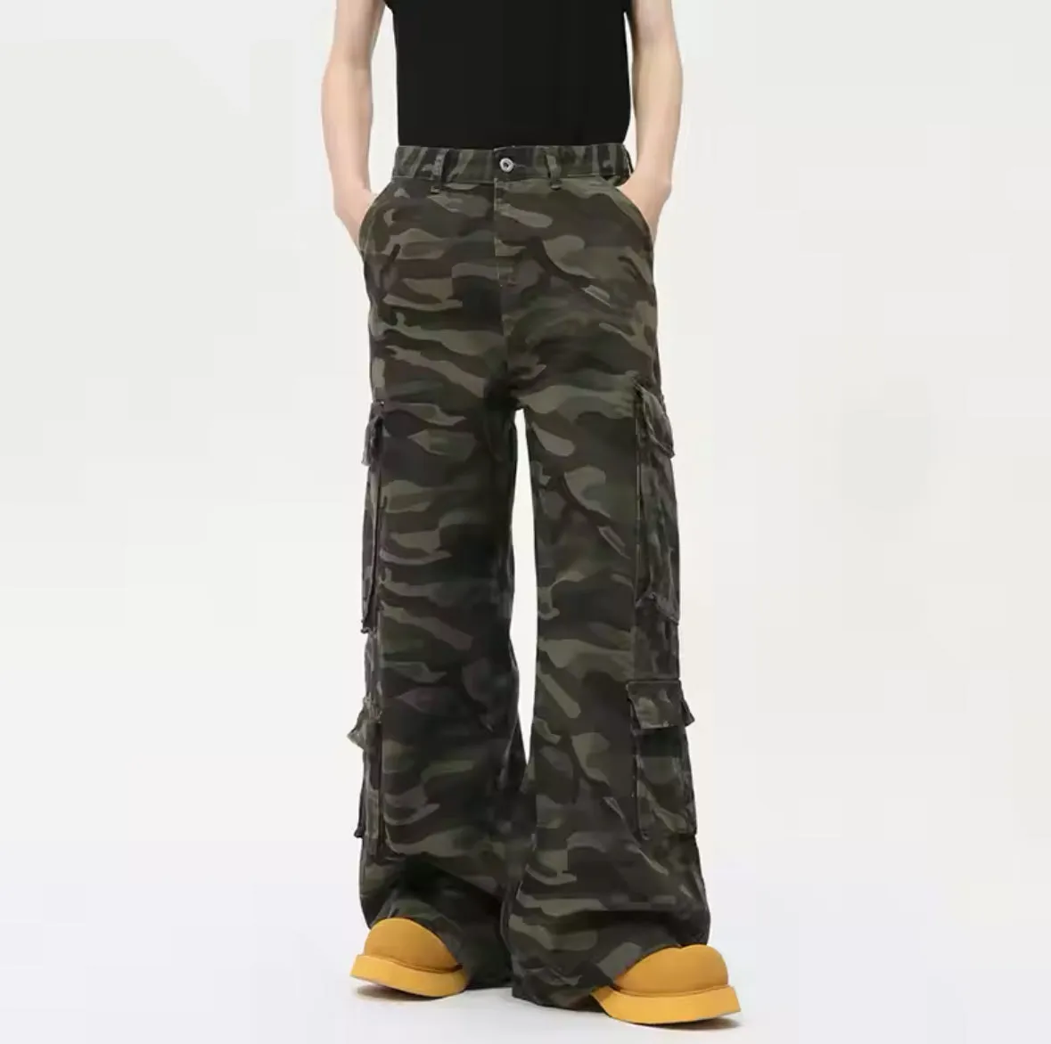 Camo Baggy Cargo Pants