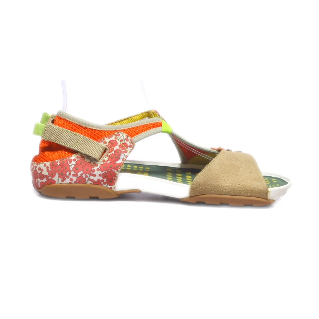 Camper Flat Sandals Fabric Multicolour Colour For Women