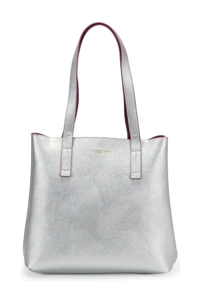 Campo Marzio Iconic Midi Tote Bag - Mauve Silver