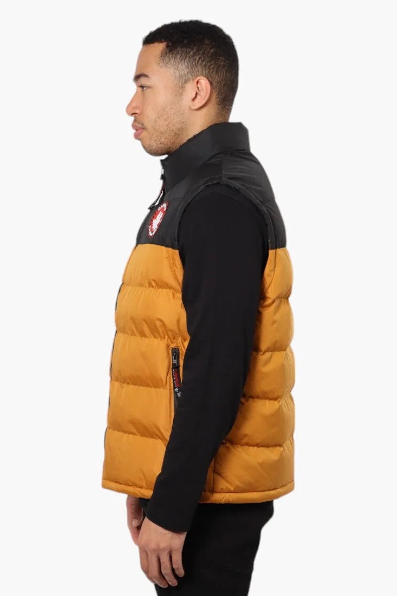 Canada Weather Gear Contrast Bubble Vest - Mustard