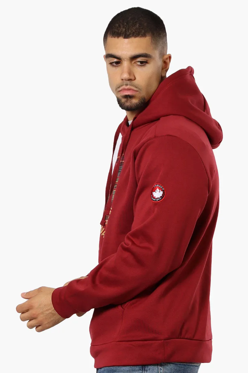 Canada Weather Gear Eagle Graphic Hoodie - Burgundy