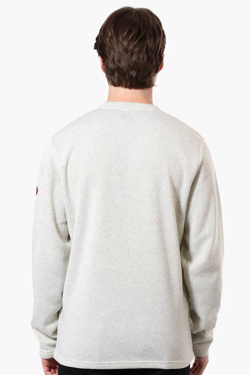 Canada Weather Gear Fleece Henley Sweatshirt - Stone