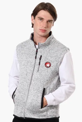 Canada Weather Gear Full Zip Fleece Vest - Grey