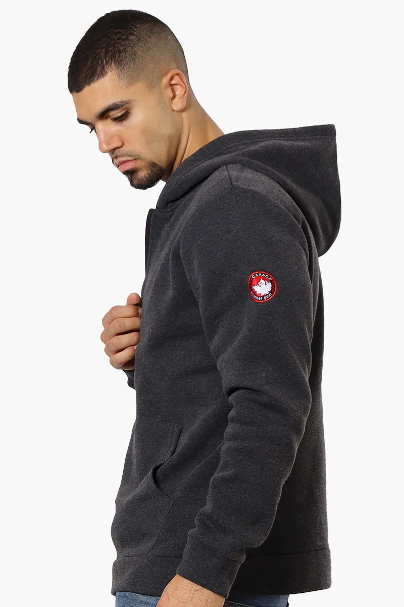 Canada Weather Gear Logo Zipper Detail Hoodie - Black