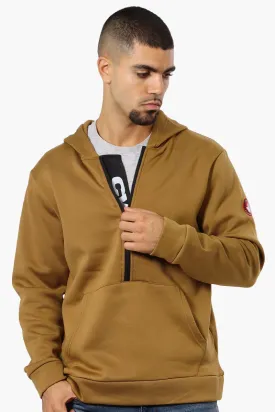 Canada Weather Gear Logo Zipper Detail Hoodie - Brown