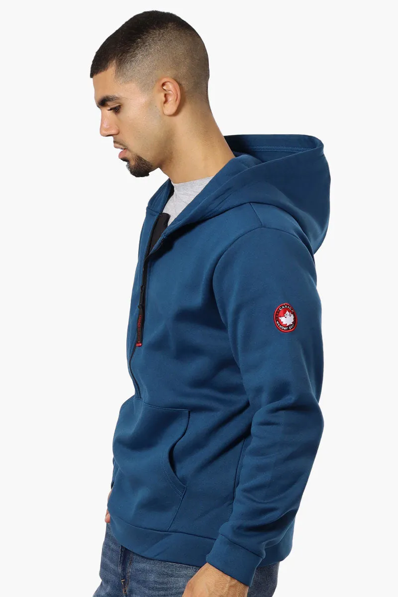 Canada Weather Gear Logo Zipper Detail Hoodie - Navy