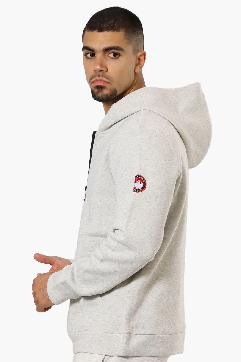 Canada Weather Gear Logo Zipper Detail Hoodie - Stone