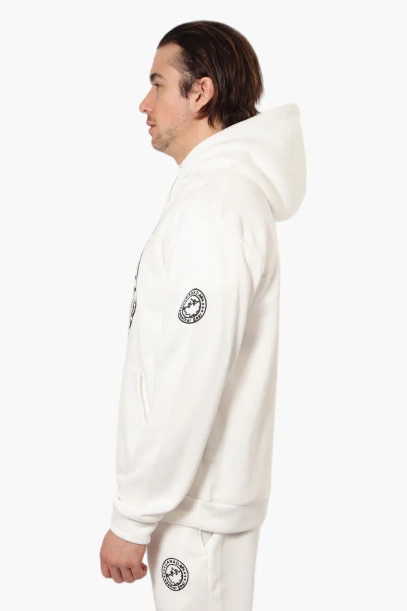 Canada Weather Gear Solid Centre Logo Hoodie - White