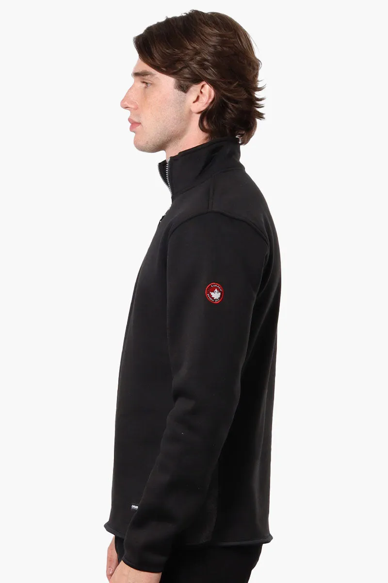 Canada Weather Gear Solid Half Zip Sweatshirt - Black