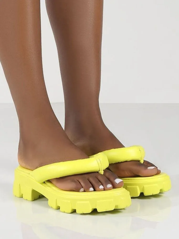 Candy-Colored Flip Flops Slides