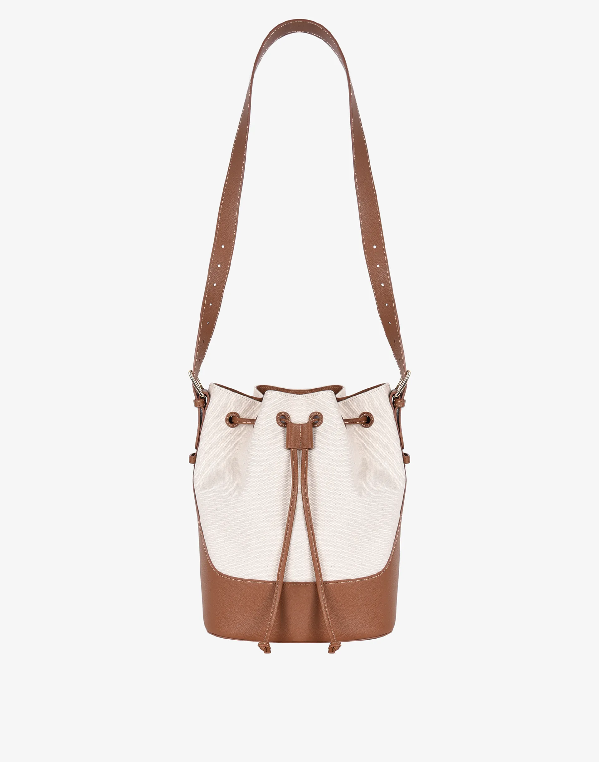 Canvas Cinch Bucket Bag