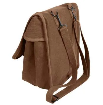 Canvas Map Case Messenger Shoulder Bag