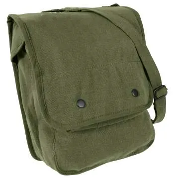 Canvas Map Case Messenger Shoulder Bag