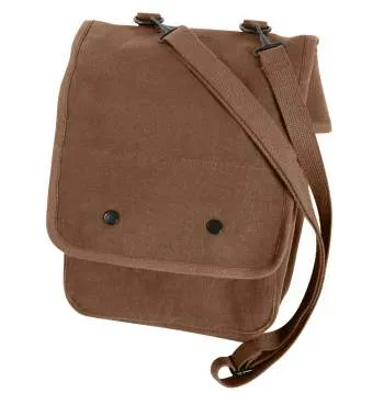 Canvas Map Case Messenger Shoulder Bag