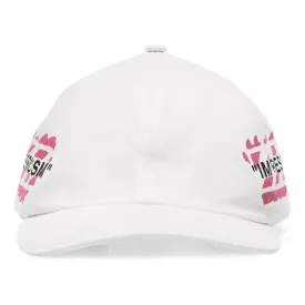 Cap OFF-WHITE MENS Impressionism Peaked Cap White, white