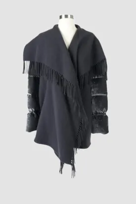 Cape w/ Down Velour Sleeves