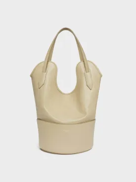 Cappuccino Small Ray bucket bag